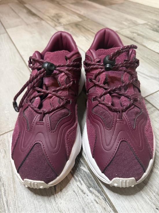 adidas Shoes - adidas Burgundy/White Athletic Sneakers